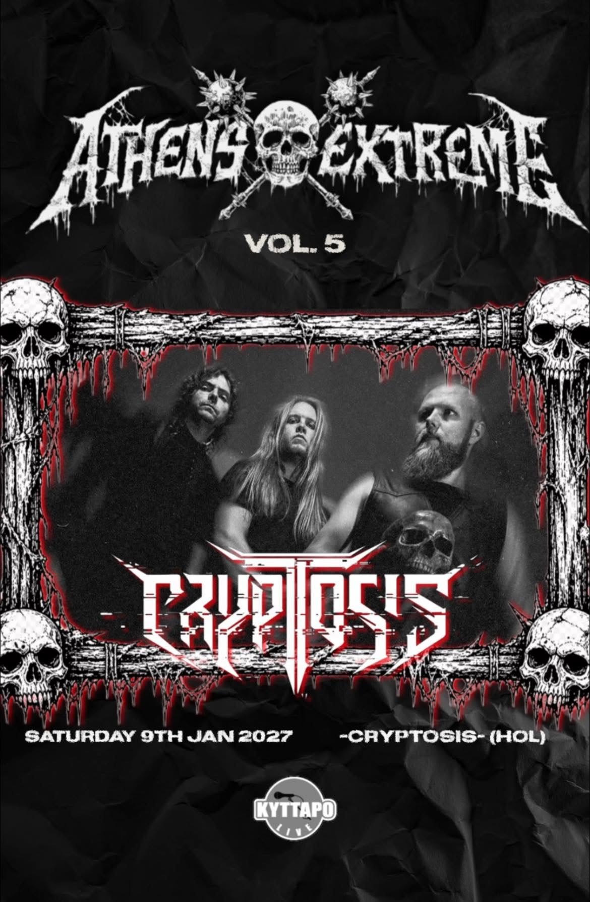 Οι Cryptosis στο Athens Extreme Festival Vol. 5