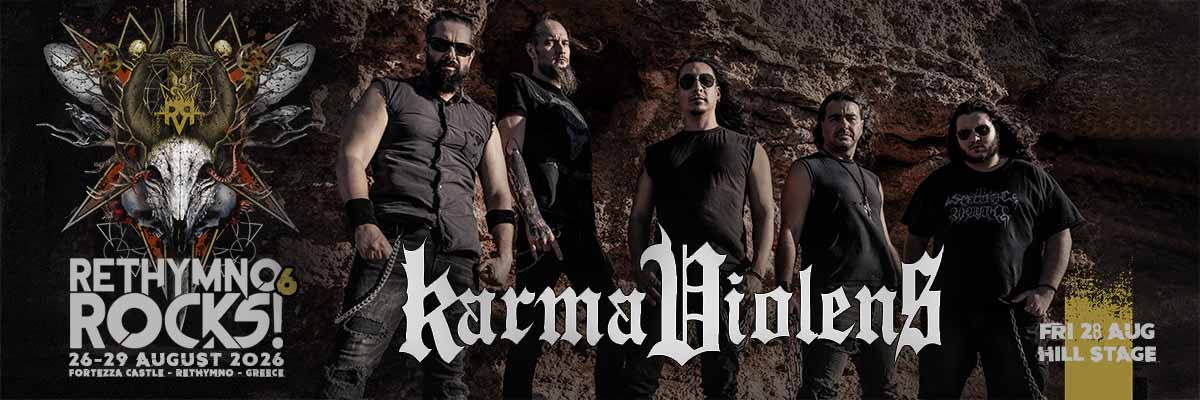 Karma Violens at Rethymno Rocks Festival 2026