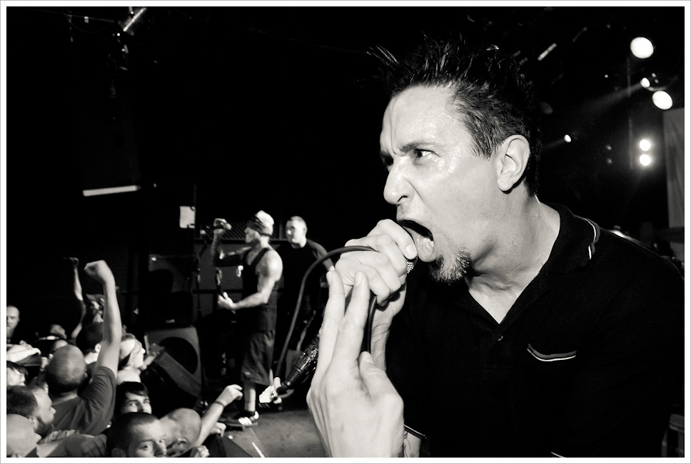 Lou Koller singing with Sick Of It All at SO36 in Berlin in 2011