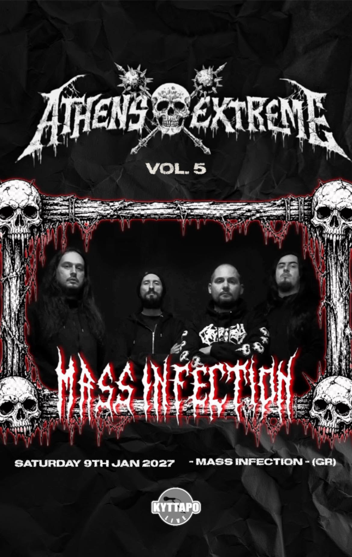 Οι Mass Infection στο Athens Extreme Festival Vol. 5