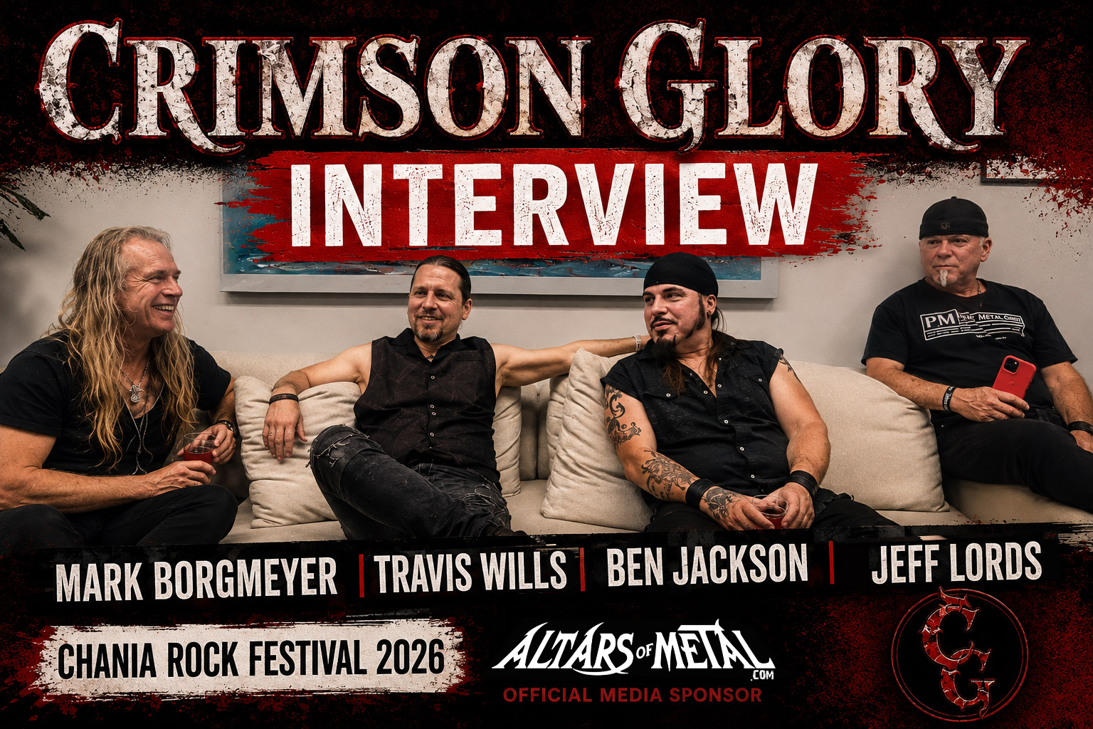 Crimson Glory interview στο Chania Rock Festival 2026
