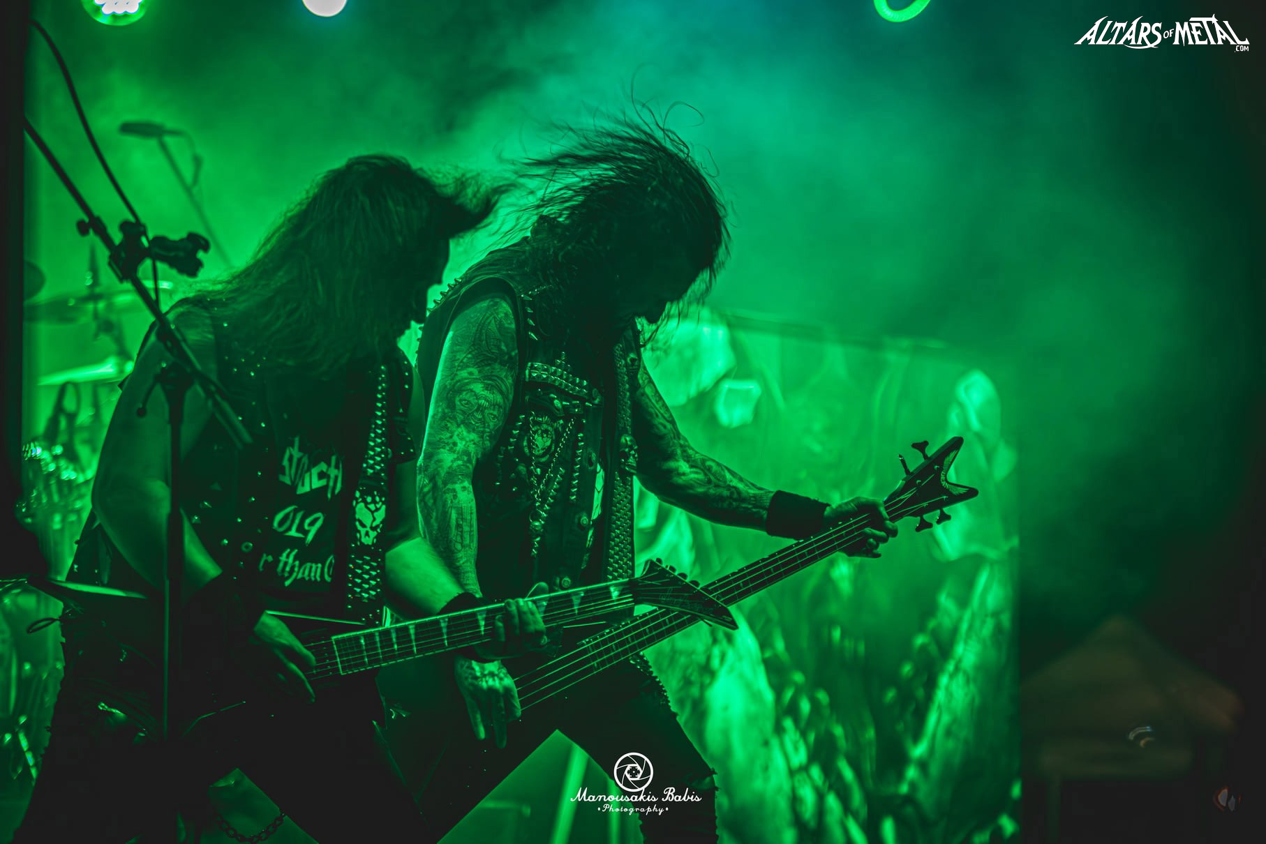 Οι Damir Eskić και Schmier των Destruction στη σκηνή του Chania Rock Festival 2026
